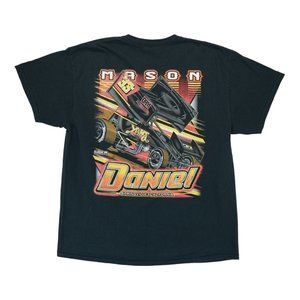 Mason Daniel Racing T‎ Shirt Front And Back Graphics Car Tee Adult XL Black
